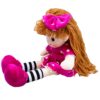 BONECA VESTIDO PINK COM BOLINHA 38 CM - Image 4