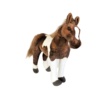 CAVALO REALISTA MARROM DE  PELÚCIA - Image 4
