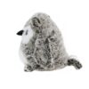 CORUJA DE PELÚCIA MESCLADA CINZA 30 CM - Image 4