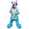 PIJAMA FANTASIA MACACÃO SULLEY SULLIVAN INFANTIL 3/4 E 7/8 ANOS