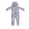 PIJAMA FANTASIA MACACÃO KIGURUMI URSO UNICÓRNIO COM BRILHO INFANTIL (DE 3 A 8 ANOS)